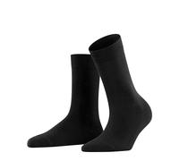 FALKE Damen Socken Family, Baumwolle, 1 Paar, Schwarz (Black 3009), 39-42 (UK 5.5-8 Ι US 8-10.5)