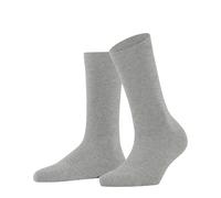 Falke Damen Socken Family W So nachhaltige Baumwolle einfarbig Grau Light Heather 39-42