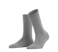 FALKE Damen Socken Family W So nachhaltige Baumwolle einfarbig 1 Paar, Grau Greymix 3399, 35-38