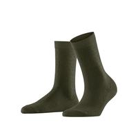 FALKE Damen Family W So nachhaltige Baumwolle einfarbig Socken, Grün Artichoke 7436 Special Edition, 35-38