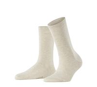 FALKE Damen Socken Family W So nachhaltige Baumwolle einfarbig 1 Paar, Beige Sand Melange 4659, 35-38