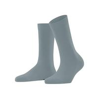 FALKE Damen Socken Family W So nachhaltige Baumwolle einfarbig 1 Paar, Blau Cloud 6655, 39-42
