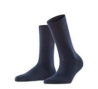 FALKE Damen Socken Family W So nachhaltige Baumwolle einfarbig 1 Paar, Blau Dark Navy 6379, 39-42