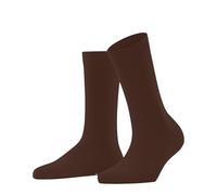 FALKE Damen Socken Family W So nachhaltige Baumwolle einfarbig 1 Paar, Braun Havana Club 5197, 39-42