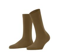FALKE Damen Socken Family W So nachhaltige Baumwolle einfarbig 1 Paar, Gelb Old Brass 1220, 35-38