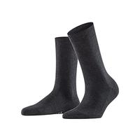 FALKE Damen Socken Family W So nachhaltige Baumwolle einfarbig 1 Paar, Grau Anthracite Melange 3089, 35-38