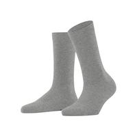 FALKE Damen Socken Family W So nachhaltige Baumwolle einfarbig 1 Paar, Grau Light Heather 3223, 39-42