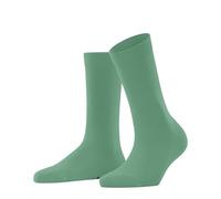 FALKE Damen Socken Family W So nachhaltige Baumwolle einfarbig 1 Paar, Türkis Ocean Green 7506, 35-38