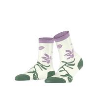 FALKE Damen Socken Garden Villa W So Baumwolle gemustert 1 Paar, Grün Sage 7538, 37-38