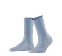 FALKE Damen Socken Hydrangea 20 DEN W So transparent gemustert 1 Paar, Blau Sky Blue 6876, 35-38