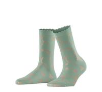 FALKE Damen Socken Hydrangea 20 DEN W So transparent gemustert 1 Paar, Grün Sage 7538, 35-38