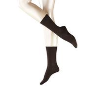 FALKE Damen Socken Sensitive London, Baumwolle, 1 Paar, Braun (Dark Brown 5239), 35-38
