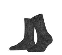 FALKE Damen Socken Marble Cloud W So Wolle Baumwolle gemustert 1 Paar, Schwarz Black 3000, 35-38