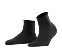 FALKE Damen Socken Cotton Touch W Sso Baumwolle einfarbig 1 Paar, Schwarz Black 3000, 35-38