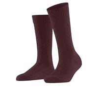 FALKE Damen Socken Modish Fest W So Wolle Viskose Kaschmir einfarbig 1 Paar, Braun Cayenne 5950, 35-38
