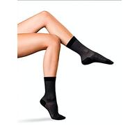 FALKE Damen Socken No. 2 Finest Silk, Seide, 1 Paar, Schwarz (Black 3009), 39-40 (UK 5.5-6.5 Ι US 8-9)