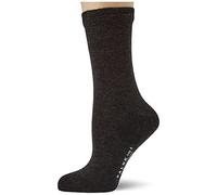 FALKE Damen Socken No. 4 W So Seide Kamelhaar einfarbig 1 Paar, Grau Anthracite Melange 3089, 37-38