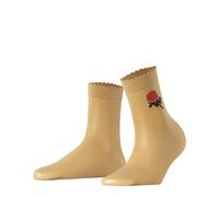 FALKE Damen Socken Passionate 20 DEN W So transparent gemustert 1 Paar, Hautfarben Powder 4169, 35-38