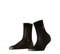 FALKE Damen Socken Passionate 20 DEN W So transparent gemustert 1 Paar, Schwarz Black 3009, 39-42