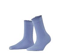 FALKE Damen Socken Posh Pulse 50 DEN W So halb-blickdicht einfarbig 1 Paar, Blau Water 6550, 39-42