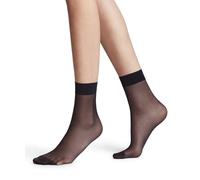 Falke Damen Socken Seidenglatt 15 DEN 35-38, Marine (6179)