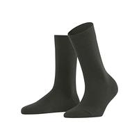 FALKE Damen Socken Sensitive Berlin W So Wolle Baumwolle mit Komfortbund 1 Paar, Grün Military 7826, 35-38