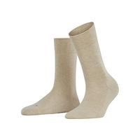 FALKE Damen Socken Sensitive London W So Baumwolle mit Komfortbund 1 Paar, Beige Sand Melange 4650, 39-42