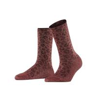 Falke Socken Shiny Special Edition Lyocell einfarbig Damen Gr. 36.5 Braun Cayenne