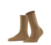 FALKE Damen Socken Shiny W So Lyocell einfarbig 1 Paar, Gelb Old Brass 1220, 39-42