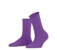 FALKE Damen Shiny W SO Lyocell einfarbig 1 Paar Socken, Lila (Pink Iris 8943) neu-umweltfreundlich, 35-38