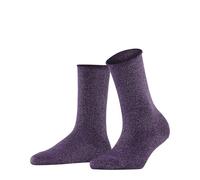 FALKE Damen Shiny W So Lyocell einfarbig Socken, Rot Wineberry 8761, 35-38