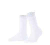 FALKE Damen Socken Shiny W So Viskose einfarbig 1 Paar, Weiß White 2000, 39-42