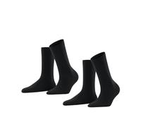 FALKE Damen Softmerino 2-pack W So Wolle Baumwolle Einfarbig 2 Paar Socken (2er Pack)