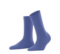 FALKE Damen Socken Softmerino W So Wolle Baumwolle einfarbig 1 Paar, Blau Water 6550, 37-38