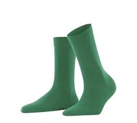 FALKE Damen Softmerino W So Wolle Baumwolle einfarbig Socken, Grün Tourmaline 7618, 41-42