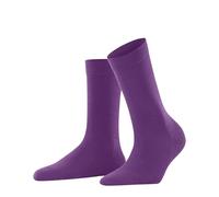 FALKE Damen Socken Softmerino W So Wolle Baumwolle einfarbig 1 Paar, Rot Phlox 8067, 35-36