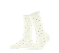 FALKE Damen Socken Spike Dot W So Baumwolle gemustert 1 Paar, Weiß Off-White 2040, 35-38