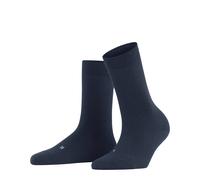 FALKE Damen Socken Stabilizing Wool Everyday W So Wolle einfarbig 1 Paar, Blau Space Blue 6116, 41-42