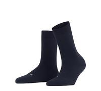 FALKE Damen Socken Stabilizing Wool Everyday W So Wolle einfarbig 1 Paar, Blau Space Blue 6116, 41-42