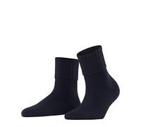 FALKE Damen Socken Striggings Rib W So Wolle einfarbig 1 Paar, Blau Dark Navy 6379, 35-38