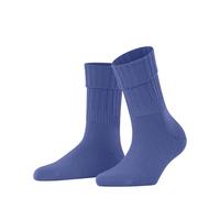 FALKE Damen Striggings Rib W So Wolle einfarbig Socken, Blau Water 6550, 35-38