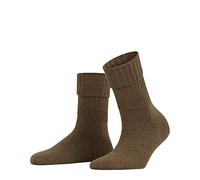FALKE Damen Socken Rib, Schurwollmischung, 1 Paar, Braun (Nutmeg Melange 5410), Größe: 39-42