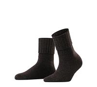 FALKE Damen Socken Striggings Rib W So Wolle einfarbig 1 Paar, Grau Anthracite Melange 3089, 39-42