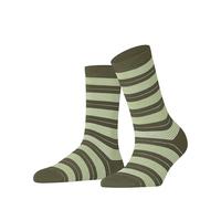 FALKE Damen Socken Stripe Uniform W So Baumwolle gemustert 1 Paar, Grün Crocodile 7503, 39-42