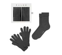 FALKE Damen Socken X-Mas Set W SO Schurwolle einfarbig 1 Paar, Grau (Dark Grey 3070), 39-42