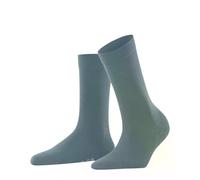 Falke Damen Socken Softmerino Wolle und Baumwolle einfarbig Blau (Monument 6592) 39-40
