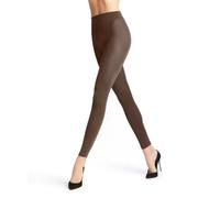 FALKE Damen Softmerino Leggings atmungsaktive klimaregulierende geruchshemmende Wolle Baumwolle blickdicht verstärkt weicher druckfreier Komfortbund warm einfarbig Business Alltag 1 Stück