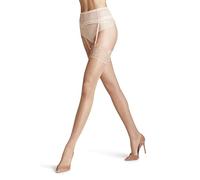 Falke Damen Strapsstrümpfe Seidenglatt 15 DEN Powder (4169), 10.5-11 (L)