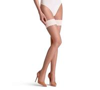 FALKE Damen Stay-Ups x Kaviar Gauche W Stu ultra-transparent einfarbig 1 Paar, Braun Espresso 5188, M