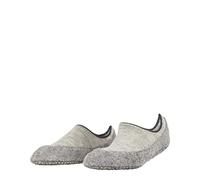 FALKE Damen Hausschuh-Socken Cosyshoe Invisible W HP Wolle rutschhemmende Noppen 1 Paar, Grau (Light Grey Melange 3204), 41-42